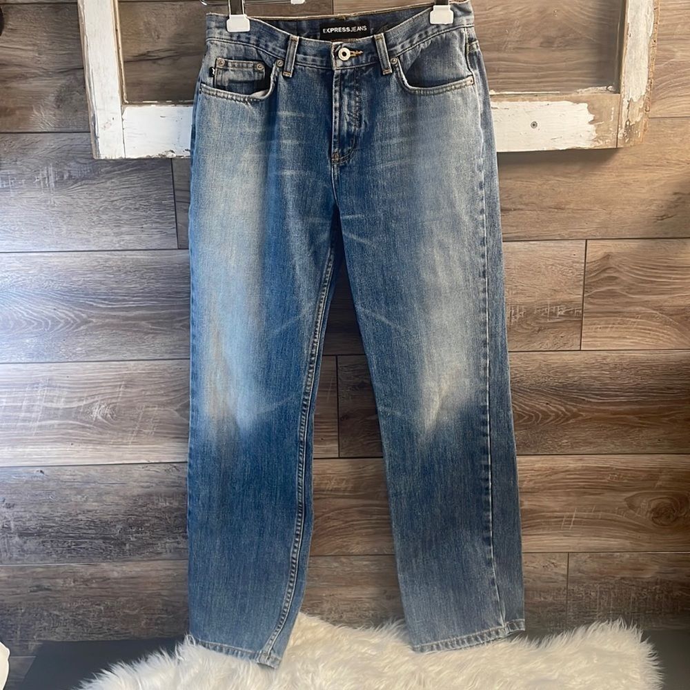 Express Jeans Ladies Low Rise Bootcut , Size 7/8R